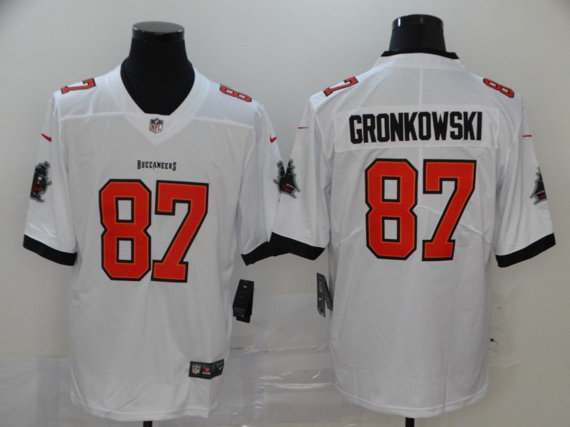 Nike Buccaneers 87 Rob Gronkowski White 2020 New Vapor Untouchable Limited Jersey Nike Buccaneers 87 Rob Gronkowski White 2020 New Vapor Untouchable Limited Jersey