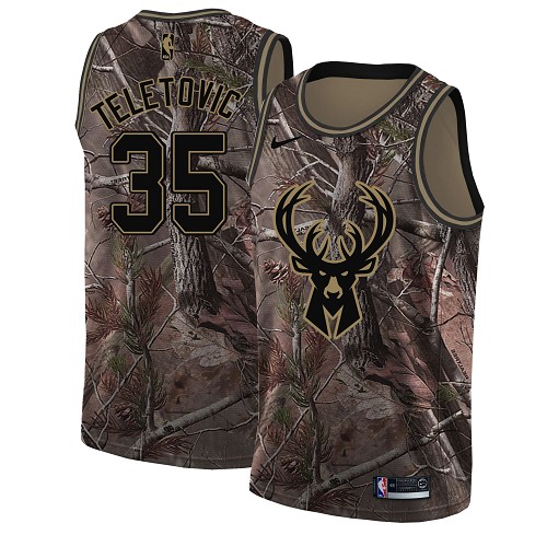 Nike Bucks #35 Mirza Teletovic Camo NBA Swingman Realtree Collection Jersey Nike Bucks #35 Mirza Teletovic Camo NBA Swingman Realtree Collection Jersey
