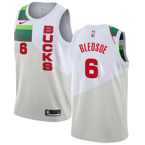 Nike Bucks #6 Eric Bledsoe White NBA Swingman Earned Edition Jersey Nike Bucks #6 Eric Bledsoe White NBA Swingman Earned Edition Jersey