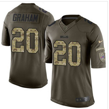 Nike Buffalo Bills #20 Corey Graham Green Men's Stitched NFL Limited Salute To Service Jersey Nike Buffalo Bills #20 Corey Graham Green Men's Stitched NFL Limited Salute To Service Jersey