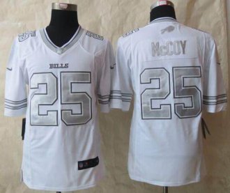 Nike Buffalo Bills #25 LeSean McCoy White Men's Stitched NFL Limited Platinum Jersey Nike Buffalo Bills #25 LeSean McCoy White Men's Stitched NFL Limited Platinum Jersey