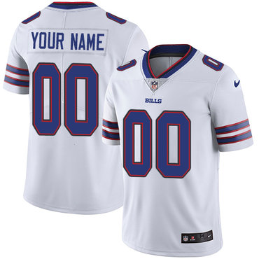 Nike Buffalo Bills  Limited White Road Men's Jersey NFL Vapor Untouchable Customized jerseys