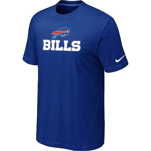 NEW Buffalo Bills Authentic Logo T-Shirt Blue NEW Buffalo Bills Authentic Logo T-Shirt Blue