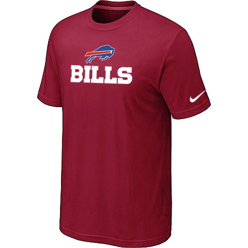 NEW Buffalo Bills Authentic Logo T-Shirt Red NEW Buffalo Bills Authentic Logo T-Shirt Red