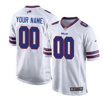 Nike Buffalo Bills Customized 2013 White Game Jersey