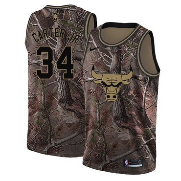 Nike Bulls #34 Wendell Carter Jr. Camo Women's NBA Swingman Realtree Collection Jersey Nike Bulls #34 Wendell Carter Jr. Camo Women's NBA Swingman Realtree Collection Jersey
