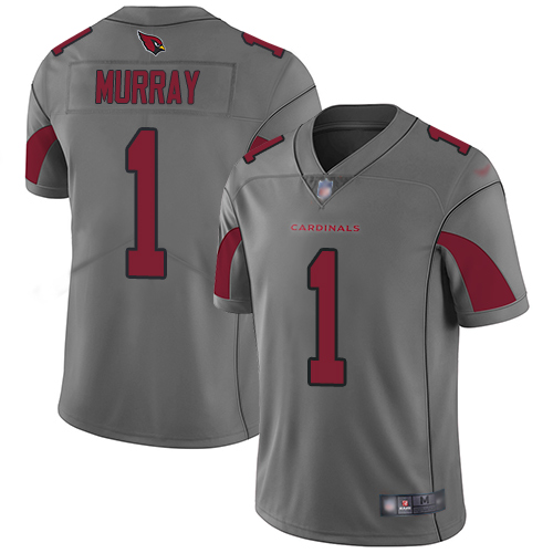 Nike Cardinals #1 Kyler Murray Silver Men's Stitched Football Limited Inverted Legend Jersey Nike Cardinals #1 Kyler Murray Silver Men's Stitched Football Limited Inverted Legend Jersey