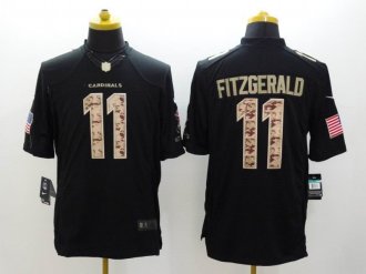 Nike Cardinals #11 Larry Fitzgerald Black NFL Limited Salute to Service Jersey Nike Cardinals #11 Larry Fitzgerald Black NFL Limited Salute to Service Jersey