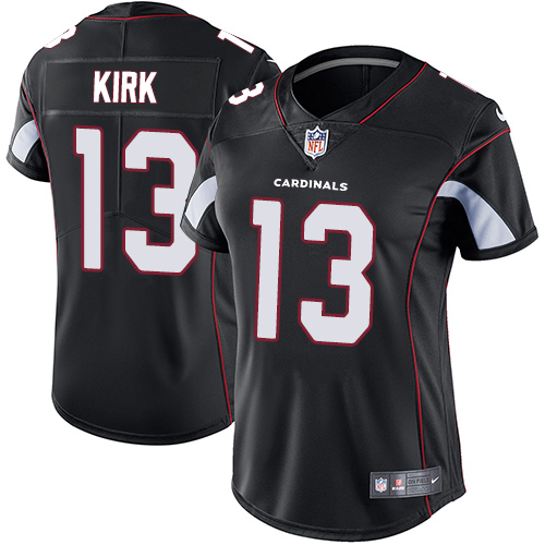 Nike Cardinals #13 Christian Kirk Black Alternate Women's Stitched NFL Vapor Untouchable Limited Jersey Nike Cardinals #13 Christian Kirk Black Alternate Women's Stitched NFL Vapor Untouchable Limited Jersey