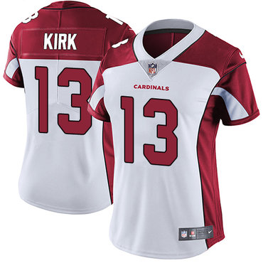 Nike Cardinals #13 Christian Kirk White Women's Stitched NFL Vapor Untouchable Limited Jersey Nike Cardinals #13 Christian Kirk White Women's Stitched NFL Vapor Untouchable Limited Jersey