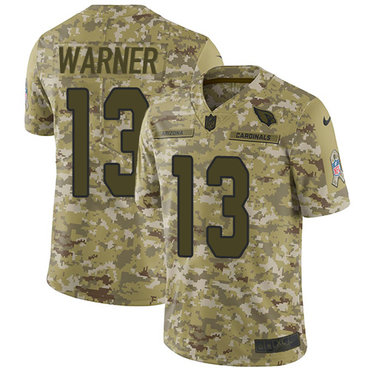 Nike Cardinals #13 Kurt Warner Camo Youth Stitched NFL Limited 2018 Salute to Service Jersey Nike Cardinals #13 Kurt Warner Camo Youth Stitched NFL Limited 2018 Salute to Service Jersey