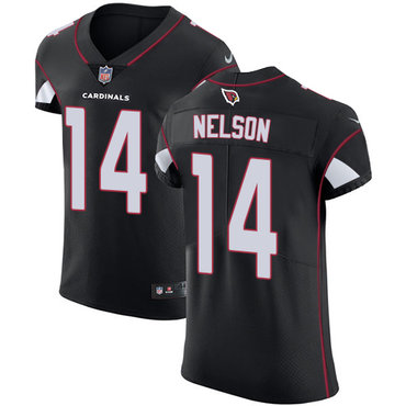 Nike Cardinals #14 J.J. Nelson Black Alternate Men's Stitched NFL Vapor Untouchable Elite Jersey Nike Cardinals #14 J.J. Nelson Black Alternate Men's Stitched NFL Vapor Untouchable Elite Jersey