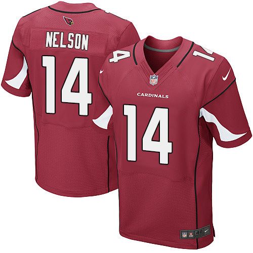 Nike Cardinals #14 J.J. Nelson Red Team Color Men's Stitched NFL Elite Jersey Nike Cardinals #14 J.J. Nelson Red Team Color Men's Stitched NFL Elite Jersey