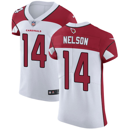 Nike Cardinals #14 J.J. Nelson White Men's Stitched NFL Vapor Untouchable Elite Jersey Nike Cardinals #14 J.J. Nelson White Men's Stitched NFL Vapor Untouchable Elite Jersey