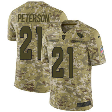 Nike Cardinals #21 Patrick Peterson Camo Youth Stitched NFL Limited 2018 Salute to Service Jersey Nike Cardinals #21 Patrick Peterson Camo Youth Stitched NFL Limited 2018 Salute to Service Jersey
