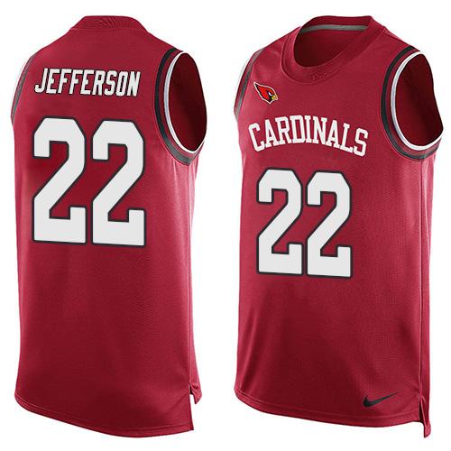 Nike Cardinals #22 Tony Jefferson Red Team Color Men's Stitched NFL Limited Tank Top Jersey Nike Cardinals #22 Tony Jefferson Red Team Color Men's Stitched NFL Limited Tank Top Jersey