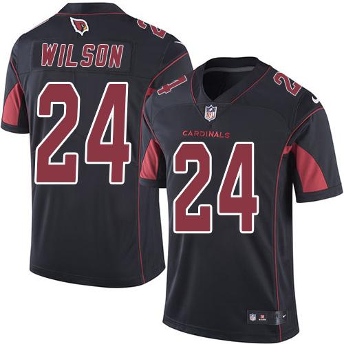 Nike Cardinals #24 Adrian Wilson Black Men's Stitched NFL Limited Rush Jersey Nike Cardinals #24 Adrian Wilson Black Men's Stitched NFL Limited Rush Jersey