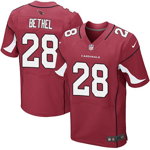 Nike Cardinals #28 Justin Bethel Red Team Color Men's Stitched NFL Elite Jersey Nike Cardinals #28 Justin Bethel Red Team Color Men's Stitched NFL Elite Jersey