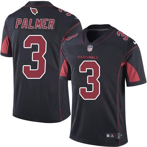 Nike Cardinals #3 Carson Palmer Black Men's Stitched NFL Limited Rush Jersey Nike Cardinals #3 Carson Palmer Black Men's Stitched NFL Limited Rush Jersey