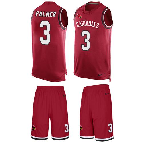 Nike Cardinals #3 Carson Palmer Red Team Color Men's Stitched NFL Limited Tank Top Suit Jersey Nike Cardinals #3 Carson Palmer Red Team Color Men's Stitched NFL Limited Tank Top Suit Jersey