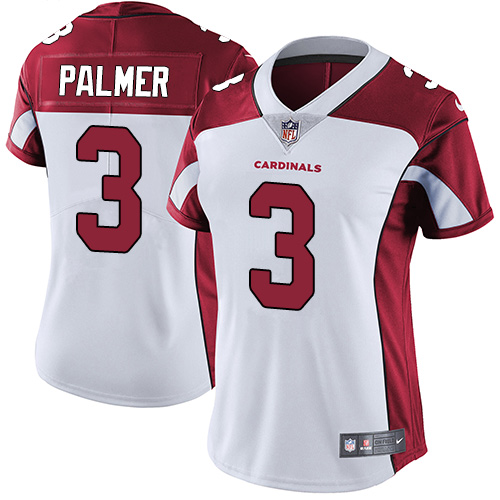Nike Cardinals #3 Carson Palmer White Women's Stitched NFL Vapor