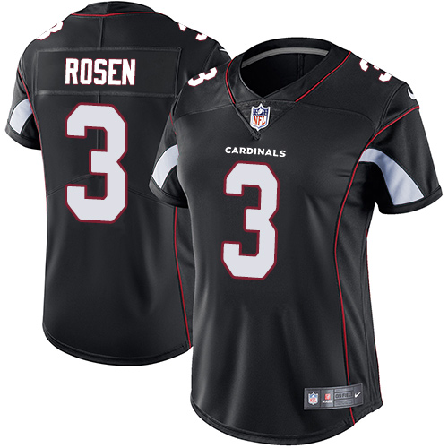 Nike Cardinals #3 Josh Rosen Black Alternate Women's Stitched NFL Vapor Untouchable Limited Jersey Nike Cardinals #3 Josh Rosen Black Alternate Women's Stitched NFL Vapor Untouchable Limited Jersey