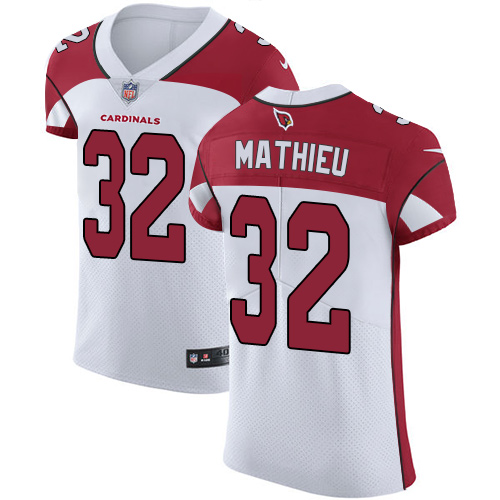 Nike Cardinals #32 Tyrann Mathieu White Men's Stitched NFL Vapor Untouchable Elite Jersey Nike Cardinals #32 Tyrann Mathieu White Men's Stitched NFL Vapor Untouchable Elite Jersey