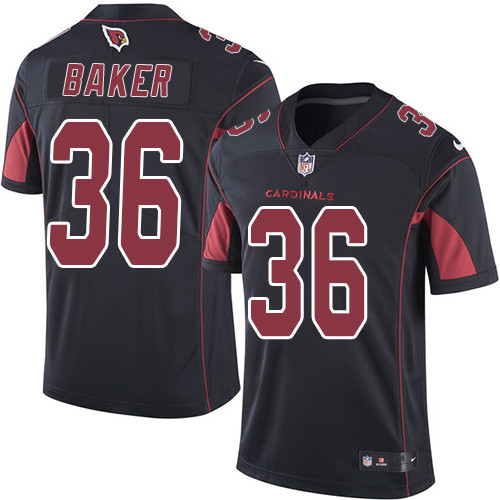Nike Cardinals #36 Budda Baker Black Men's Stitched NFL Limited Rush Jersey Nike Cardinals #36 Budda Baker Black Men's Stitched NFL Limited Rush Jersey