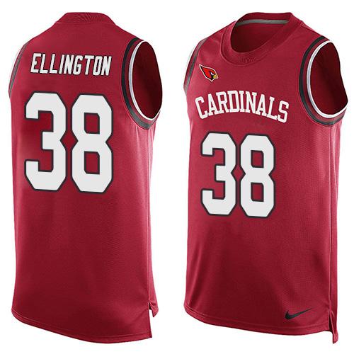 Nike Cardinals #38 Andre Ellington Red Team Color Men's Stitched NFL Limited Tank Top Jersey Nike Cardinals #38 Andre Ellington Red Team Color Men's Stitched NFL Limited Tank Top Jersey