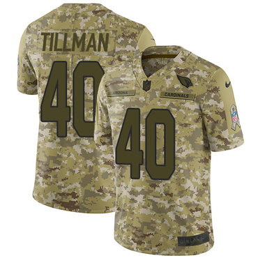 Nike Cardinals #40 Pat Tillman Camo Youth Stitched NFL Limited 2018 Salute to Service Jersey Nike Cardinals #40 Pat Tillman Camo Youth Stitched NFL Limited 2018 Salute to Service Jersey