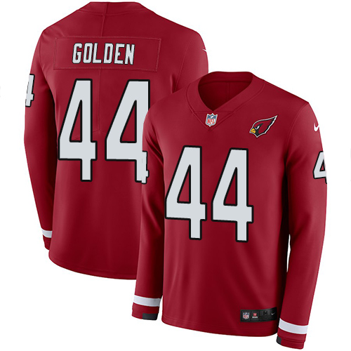 Nike Cardinals #44 Markus Golden Red Team Color Men's Stitched NFL Limited Therma Long Sleeve Jersey Nike Cardinals #44 Markus Golden Red Team Color Men's Stitched NFL Limited Therma Long Sleeve Jersey