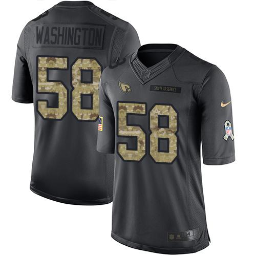 Nike Cardinals #58 Daryl Washington Black Men's Stitched NFL Limited 2016 Salute to Service Jersey Nike Cardinals #58 Daryl Washington Black Men's Stitched NFL Limited 2016 Salute to Service Jersey
