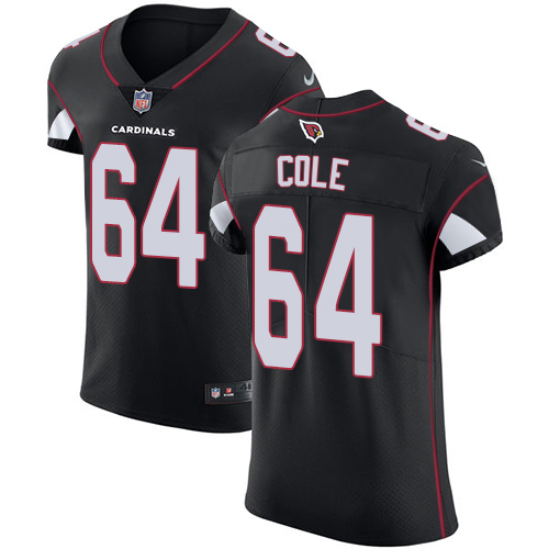 Nike Cardinals #64 Mason Cole Black Alternate Men's Stitched NFL Vapor Untouchable Elite Jersey Nike Cardinals #64 Mason Cole Black Alternate Men's Stitched NFL Vapor Untouchable Elite Jersey