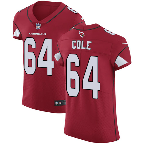 Nike Cardinals #64 Mason Cole Red Team Color Men's Stitched NFL Vapor Untouchable Elite Jersey Nike Cardinals #64 Mason Cole Red Team Color Men's Stitched NFL Vapor Untouchable Elite Jersey