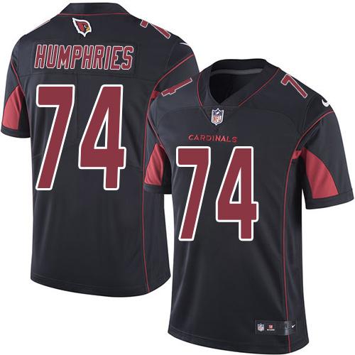 Nike Cardinals #74 D.J. Humphries Black Men's Stitched NFL Limited Rush Jersey Nike Cardinals #74 D.J. Humphries Black Men's Stitched NFL Limited Rush Jersey