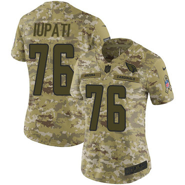 Nike Cardinals #76 Mike Iupati Camo Women's Stitched NFL Limited 2018 Salute to Service Jersey Nike Cardinals #76 Mike Iupati Camo Women's Stitched NFL Limited 2018 Salute to Service Jersey