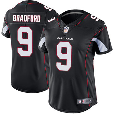 Nike Cardinals #9 Sam Bradford Black Alternate Women's Stitched NFL Vapor Untouchable Limited Jersey Nike Cardinals #9 Sam Bradford Black Alternate Women's Stitched NFL Vapor Untouchable Limited Jersey