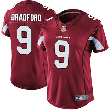 Nike Cardinals #9 Sam Bradford Red Team Color Women's Stitched NFL Vapor Untouchable Limited Jersey Nike Cardinals #9 Sam Bradford Red Team Color Women's Stitched NFL Vapor Untouchable Limited Jersey