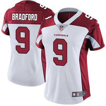 Nike Cardinals #9 Sam Bradford White Women's Stitched NFL Vapor Untouchable Limited Jersey Nike Cardinals #9 Sam Bradford White Women's Stitched NFL Vapor Untouchable Limited Jersey
