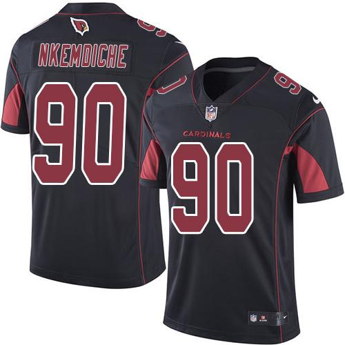 Nike Cardinals #90 Robert Nkemdiche Black Men's Stitched NFL Limited Rush Jersey Nike Cardinals #90 Robert Nkemdiche Black Men's Stitched NFL Limited Rush Jersey