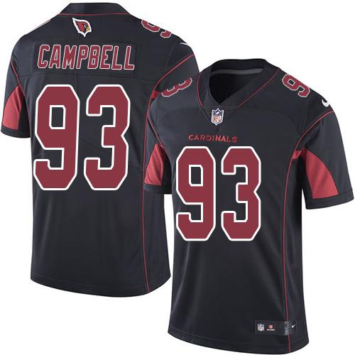 Nike Cardinals #93 Calais Campbell Black Men's Stitched NFL Limited Rush Jersey Nike Cardinals #93 Calais Campbell Black Men's Stitched NFL Limited Rush Jersey