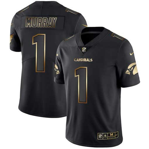 Nike Cardinals 1 Kyler Murray Black Gold Vapor Untouchable Limited Jersey Nike Cardinals 1 Kyler Murray Black Gold Vapor Untouchable Limited Jersey