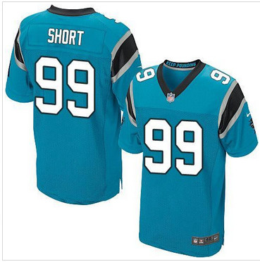 Nike Carolina Panthers #99 Kawann Short Blue Alternate Men's Stitched NFL Elite Jersey Nike Carolina Panthers #99 Kawann Short Blue Alternate Men's Stitched NFL Elite Jersey
