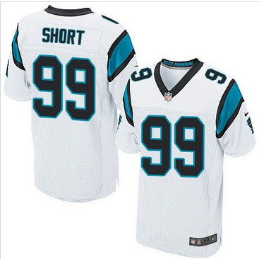 Nike Carolina Panthers #99 Kawann Short White Men's Stitched NFL Elite Jersey Nike Carolina Panthers #99 Kawann Short White Men's Stitched NFL Elite Jersey