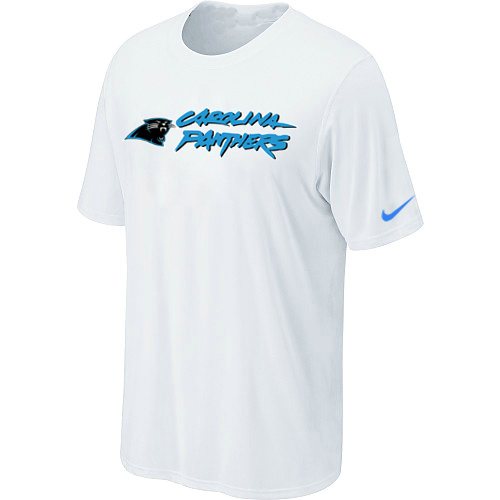 NEW Carolina Panthers Authentic Logo T-Shirt - White