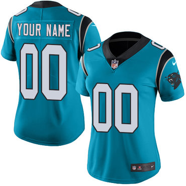 Nike Carolina Panthers Elite Blue Alternate Women's Jersey NFL  Vapor Untouchable Customized jerseys