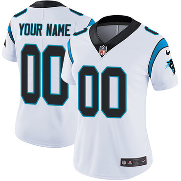 Nike Carolina Panthers Elite White Road Women's Jersey NFL  Vapor Untouchable Customized jerseys