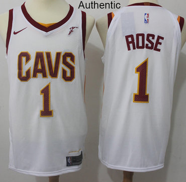 Nike Cavaliers #1 Derrick Rose White NBA Authentic Association Edition Jersey Nike Cavaliers #1 Derrick Rose White NBA Authentic Association Edition Jersey