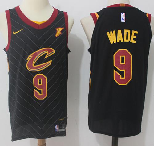 Nike Cavaliers #9 Dwyane Wade Black Statement Edition NBA Swingman Jersey