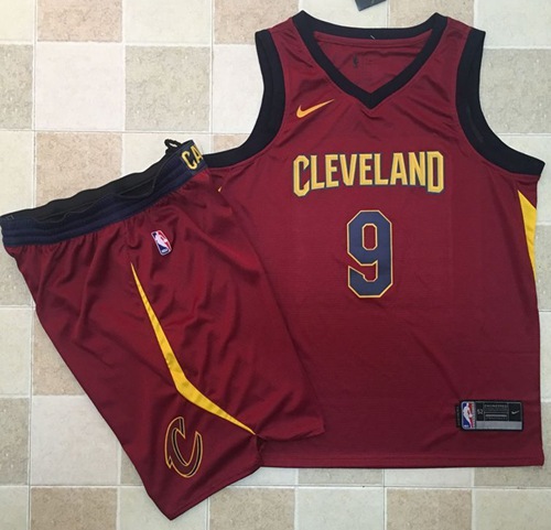 Nike Cavaliers #9 Dwyane Wade Red A Set Youth NBA Swingman Icon Edition Jersey